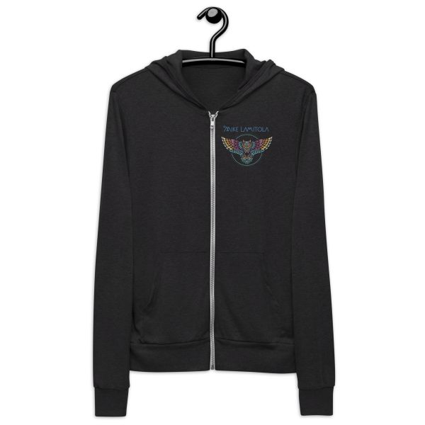 Unisex zip LIGHTWEIGHT hoodie